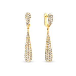 Diamond Pave Drop Earrings