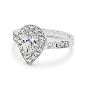 Anna - Pear Cut Diamond Engagement Ring