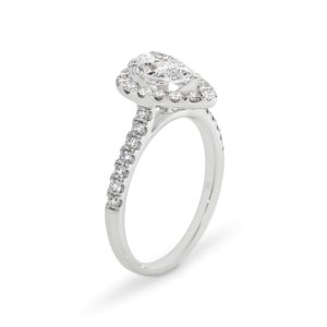 ASHLEY - Pear Cut Diamond Engagement Ring