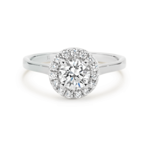 CARLY - Round Brilliant Cut Diamond Engagement Ring