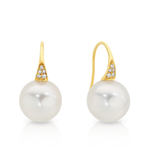 South Sea pearl drop earrings