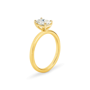 ROME - Radiant Cut Diamond Solitaire Engagement Ring
