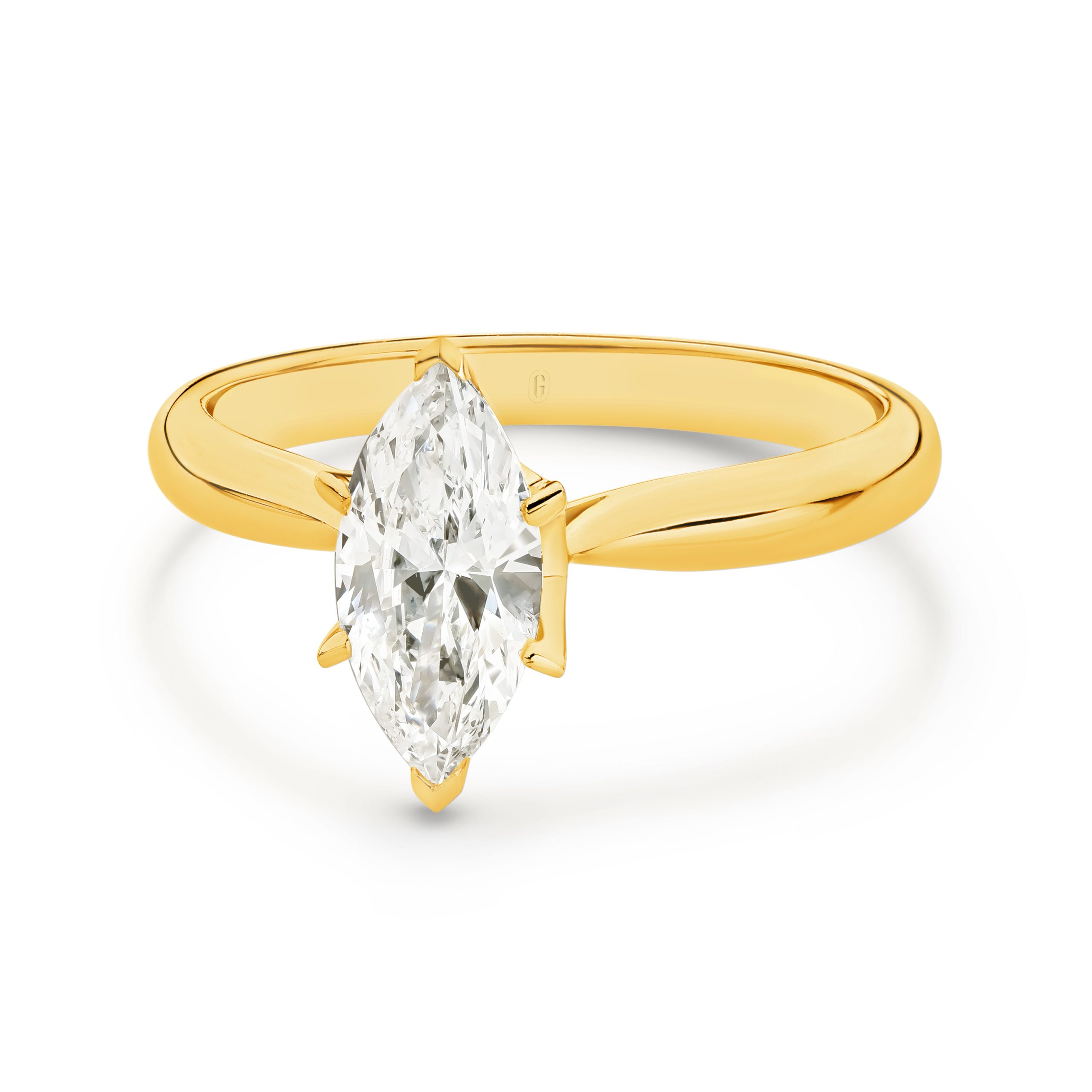 CRISTINA - Marquise Solitaire Ring