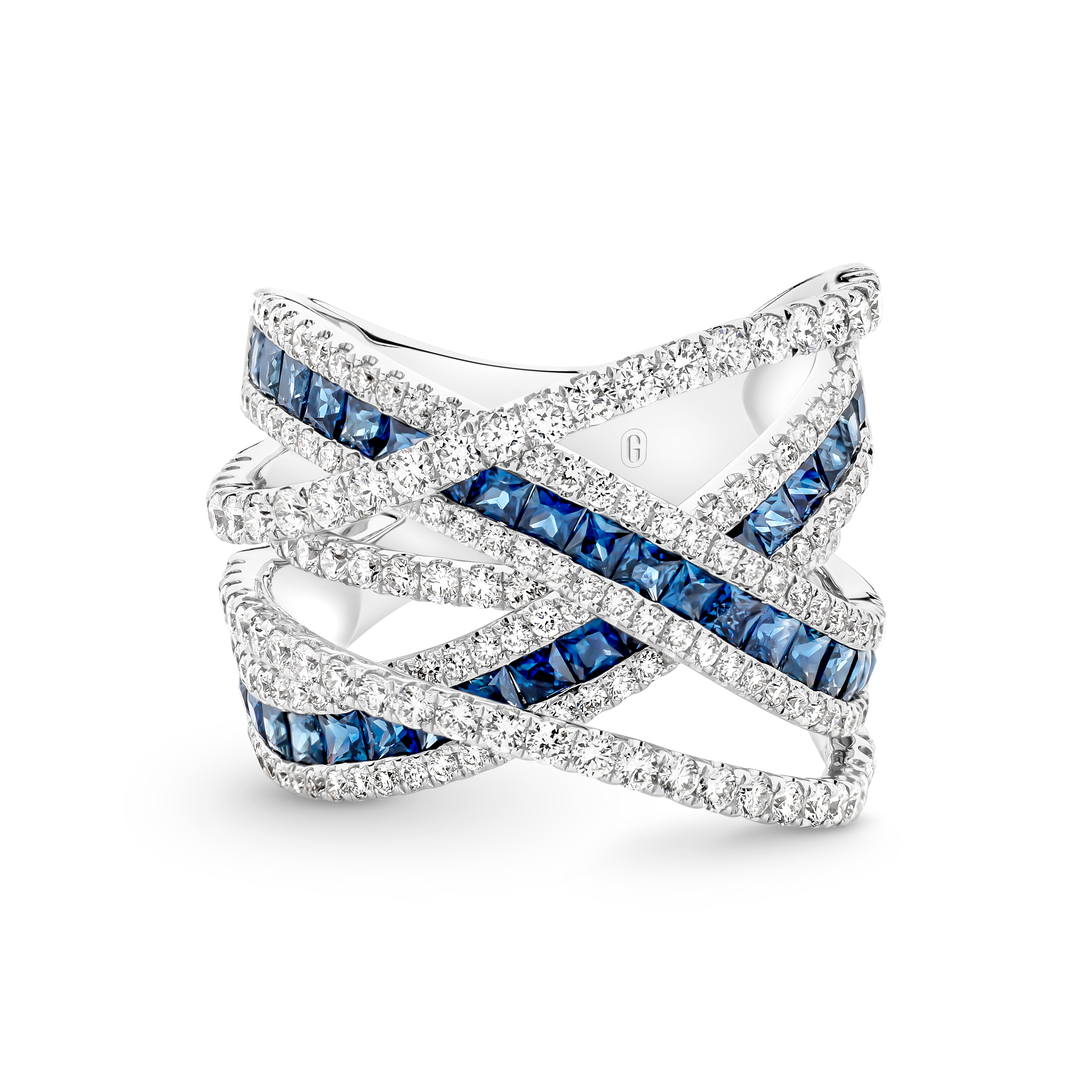 Fancy Sapphire & Diamond Ring