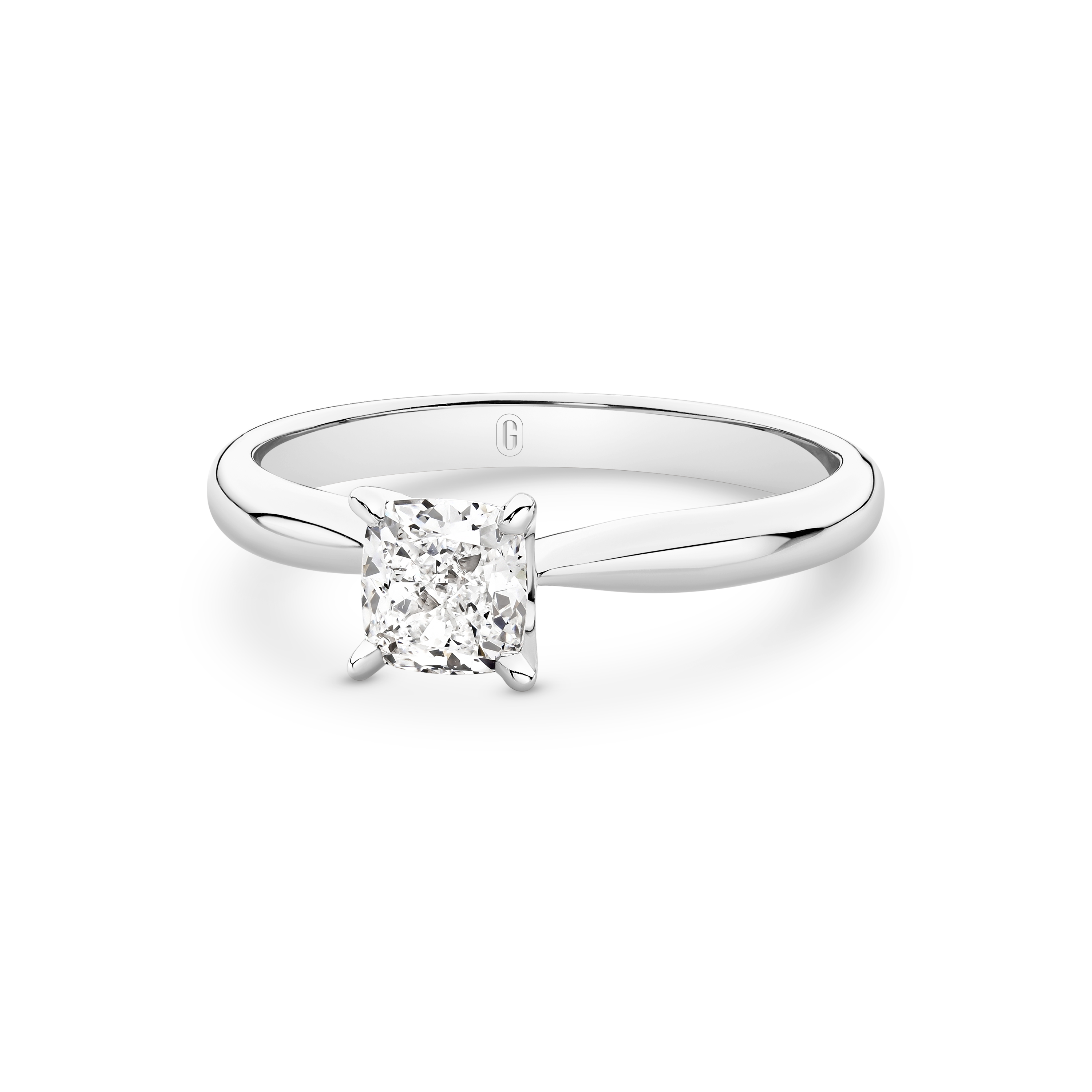 CLARE - Cushion Solitaire Ring