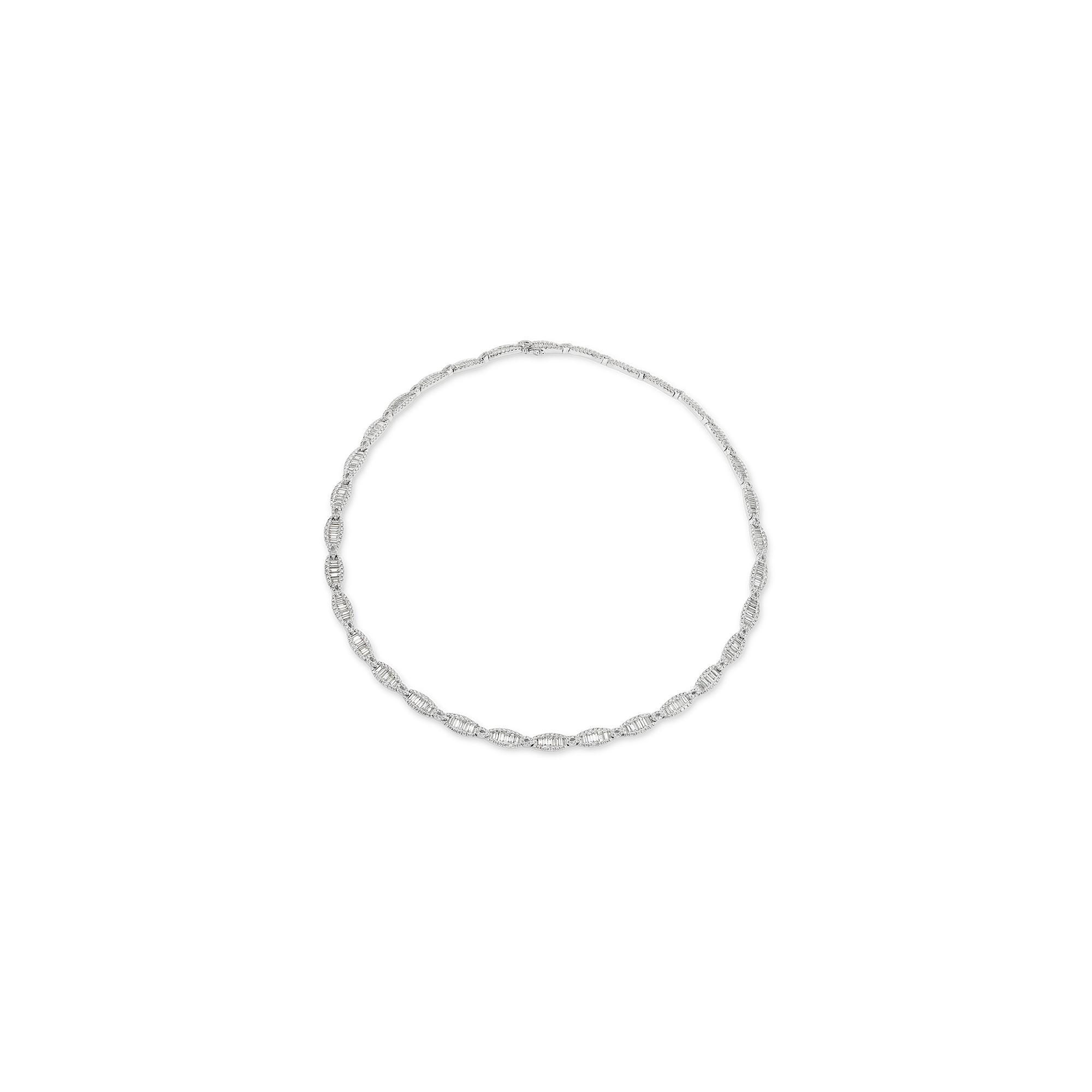 BAGUETTE CUT DIAMOND COLLIER