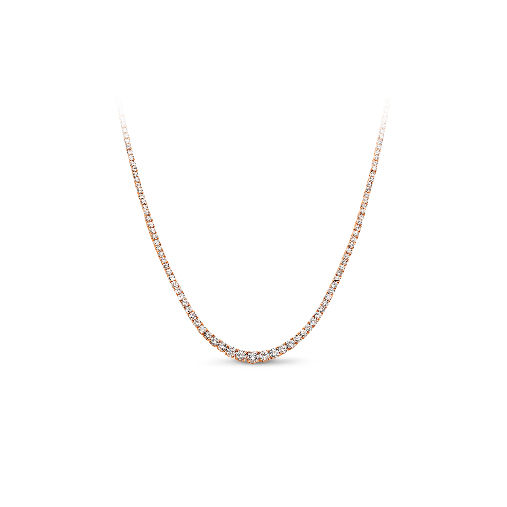 GRADUATED TENNIS NECKLACE - Image 3