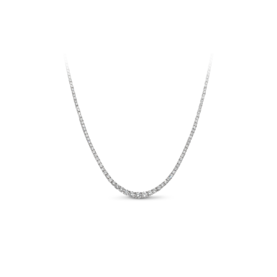 GRADUATED TENNIS NECKLACE