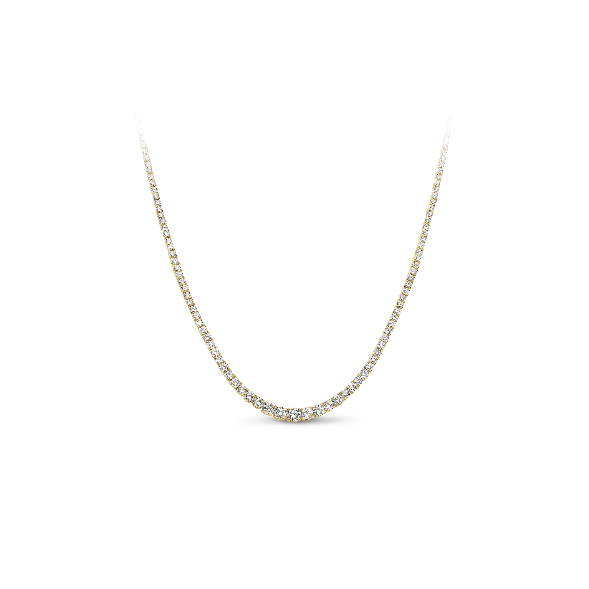 GRADUATED TENNIS NECKLACE - Image 2