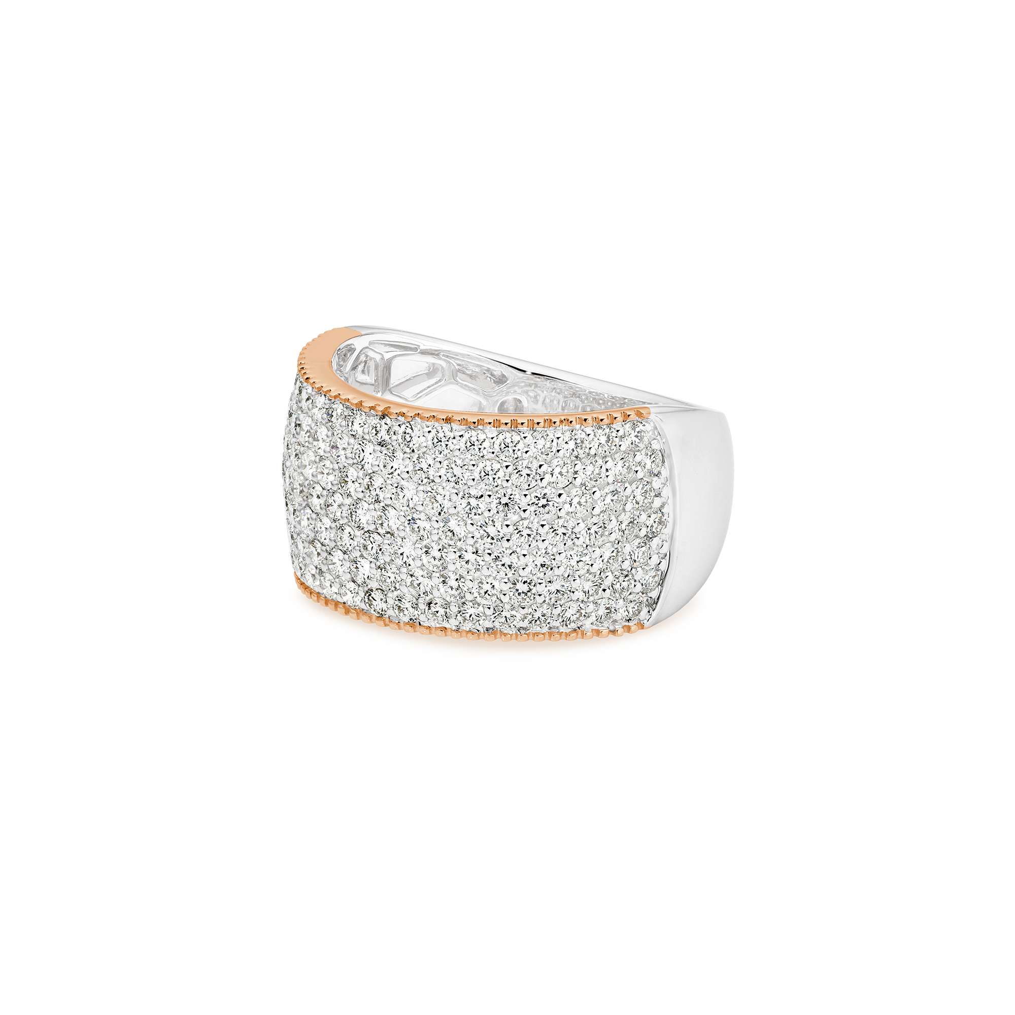 PAVÉ WIDE DIAMOND BAND - Image 8