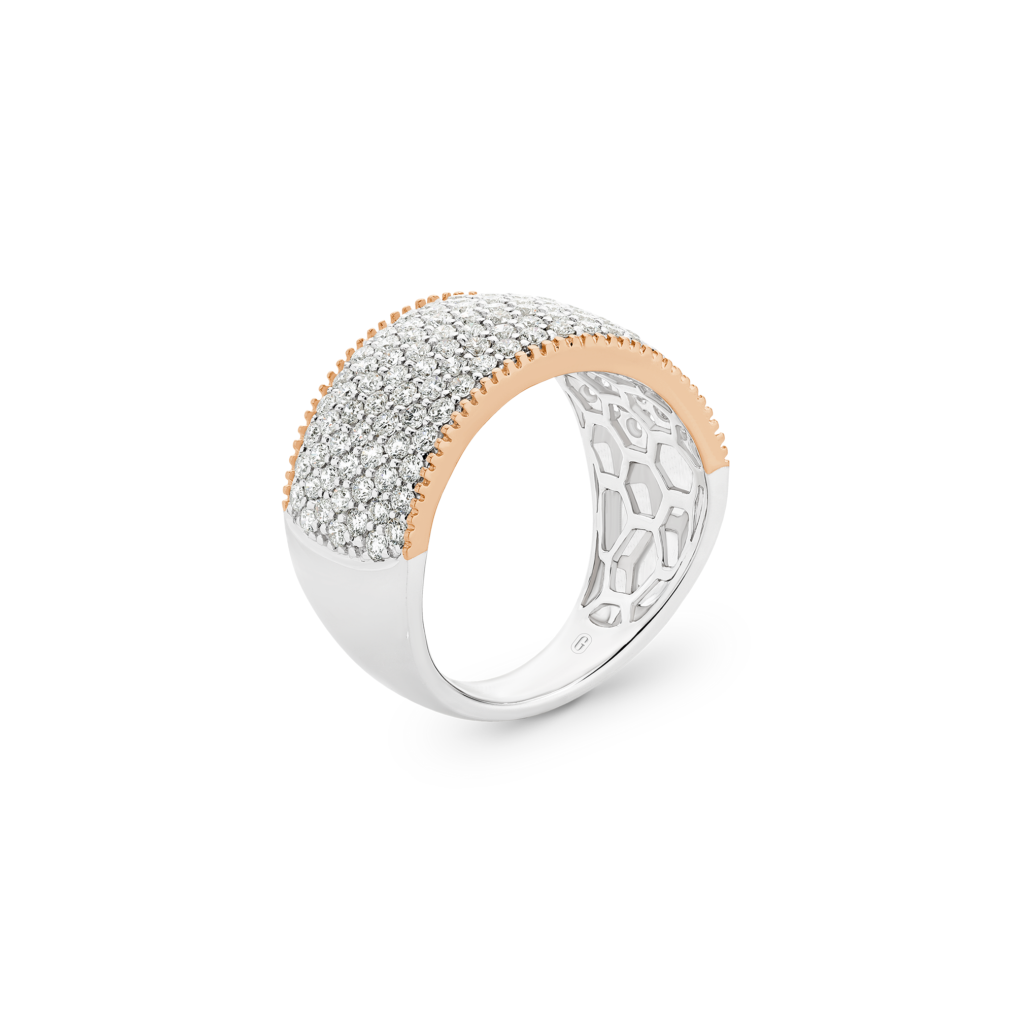 PAVÉ WIDE DIAMOND BAND - Image 9