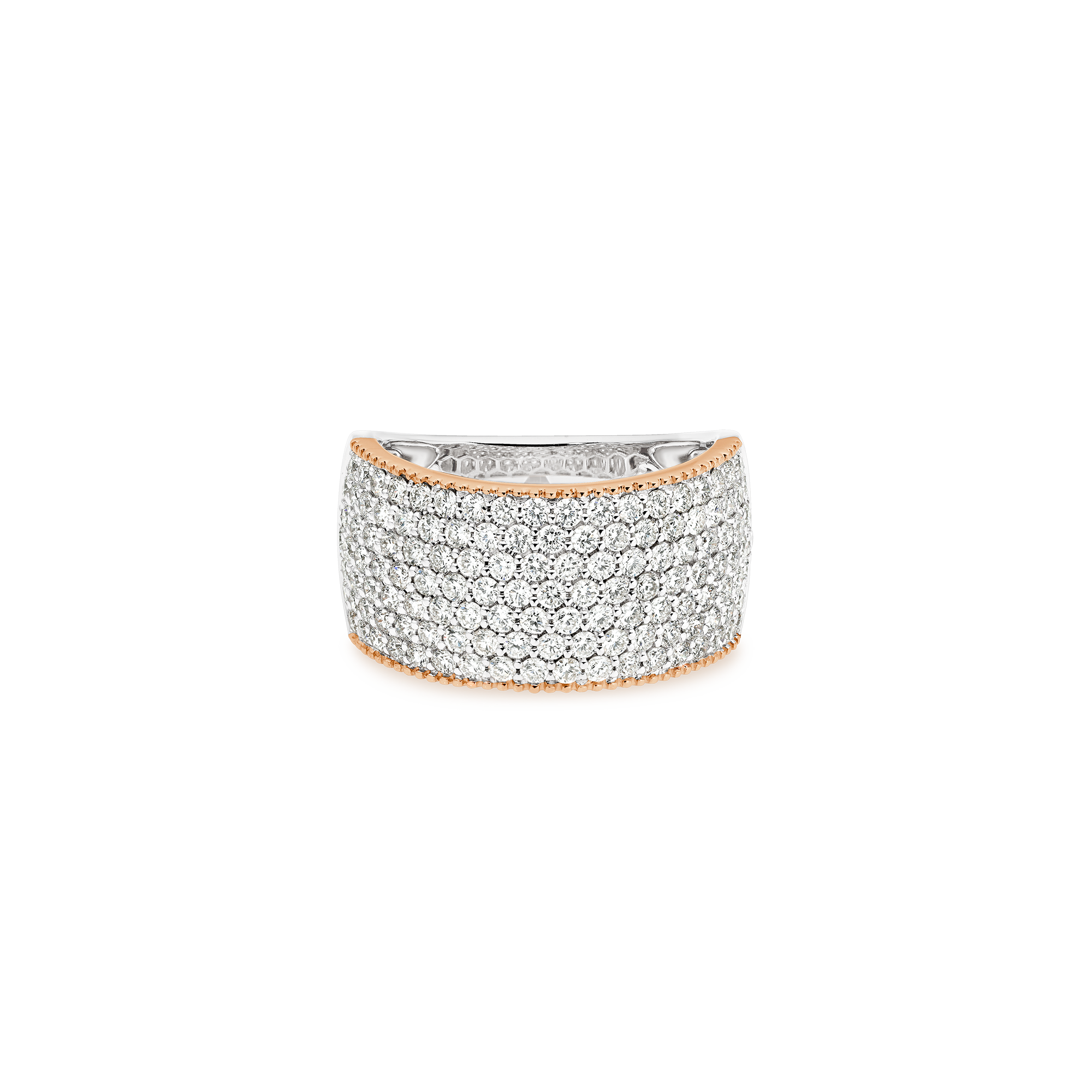 PAVÉ WIDE DIAMOND BAND - Image 7