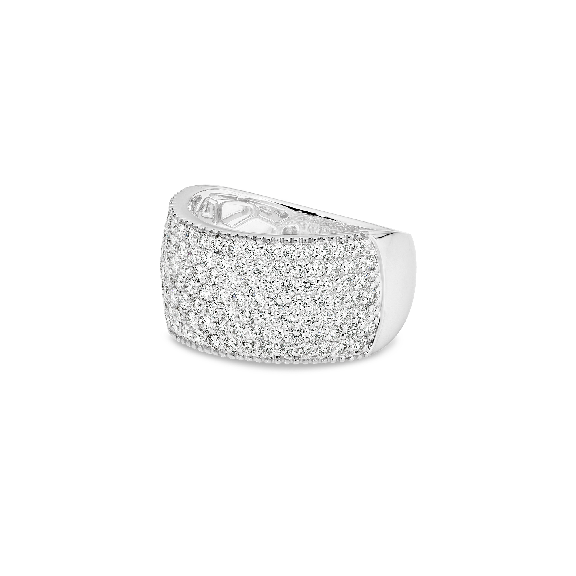 PAVÉ WIDE DIAMOND BAND - Image 2