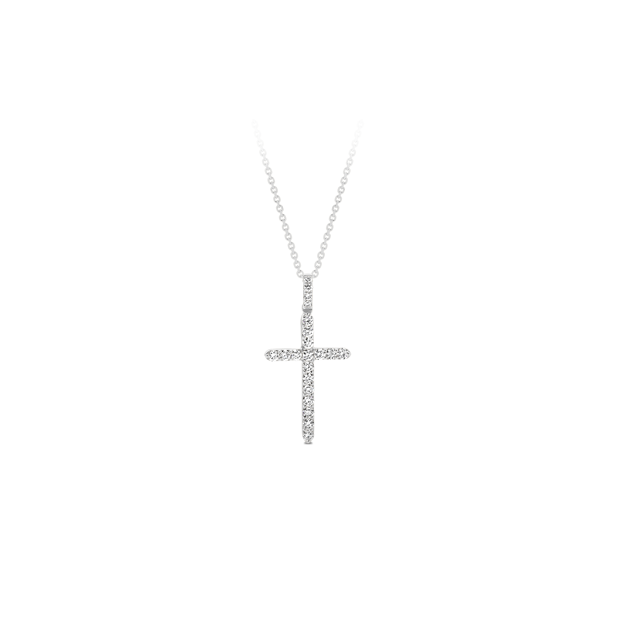 CLASSIC DIAMOND CROSS PENDANT