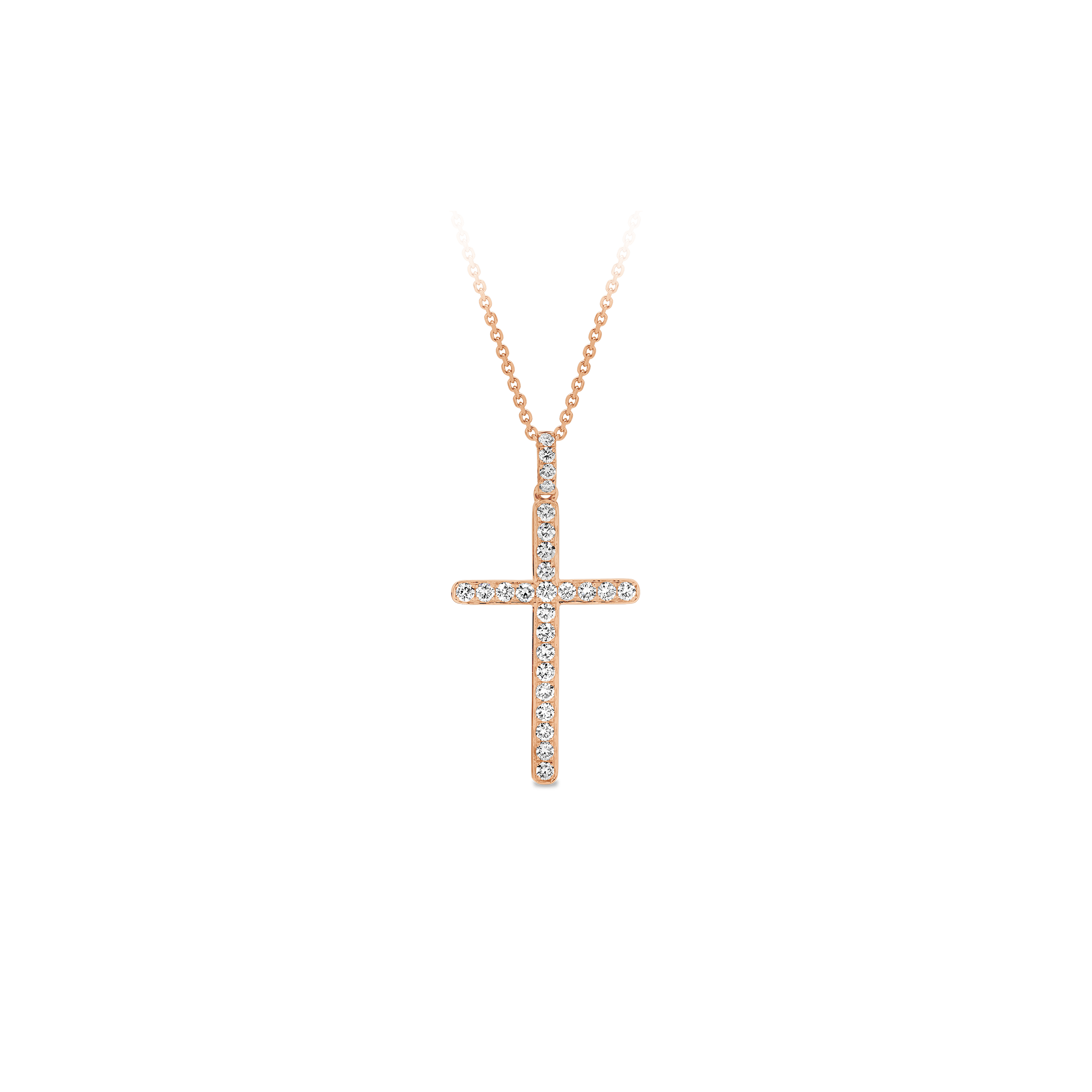 TRADITIONAL DIAMOND CROSS PENDANT - Image 3