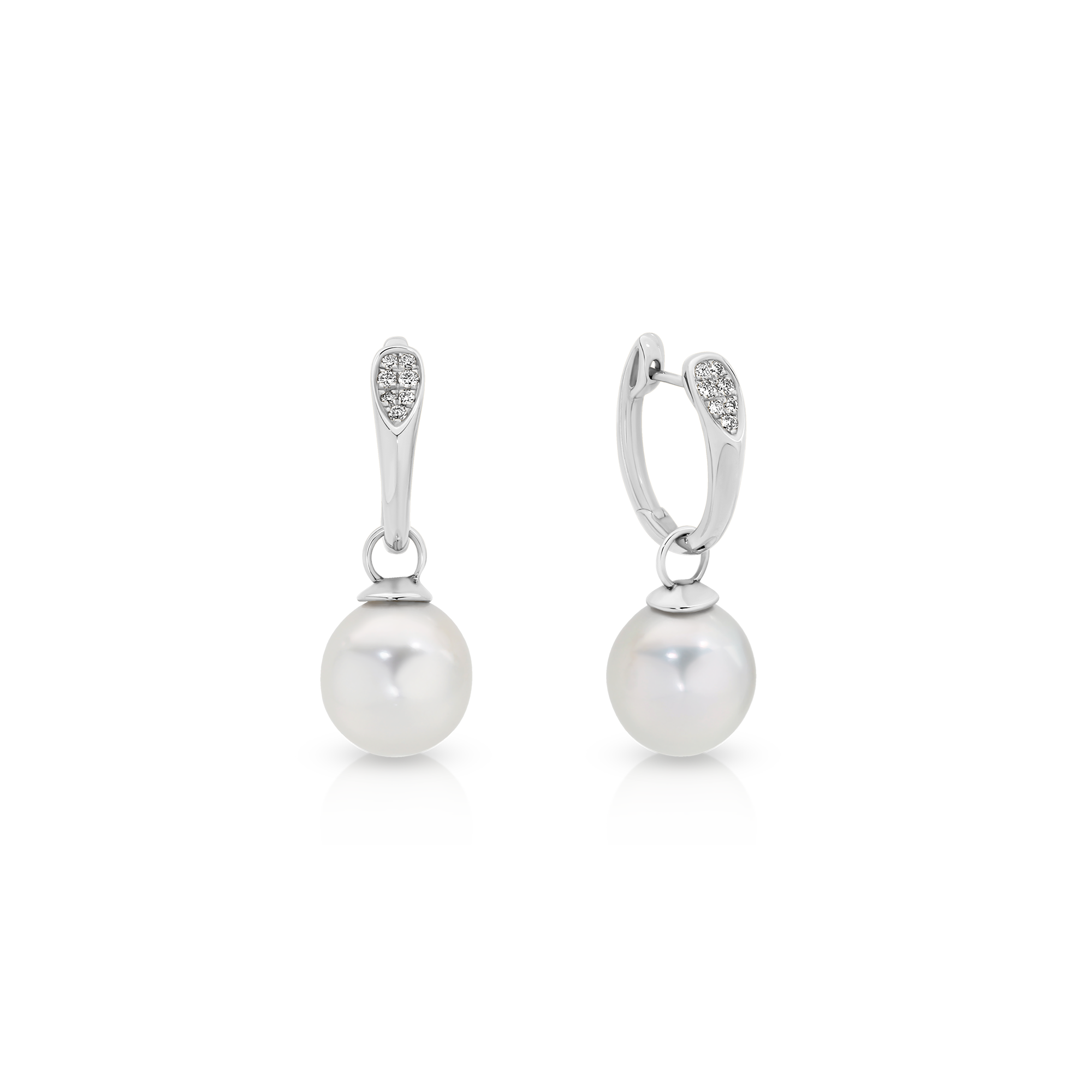 DIAMOND HOOP SOUTH SEA PEARL