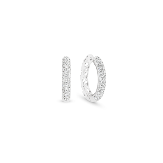 DIAMOND PAVE HOOP