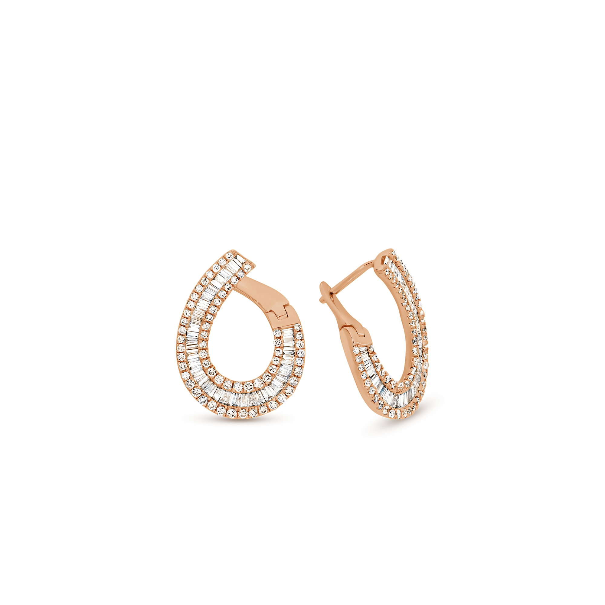 SWIRL DIAMOND STUD - Image 3