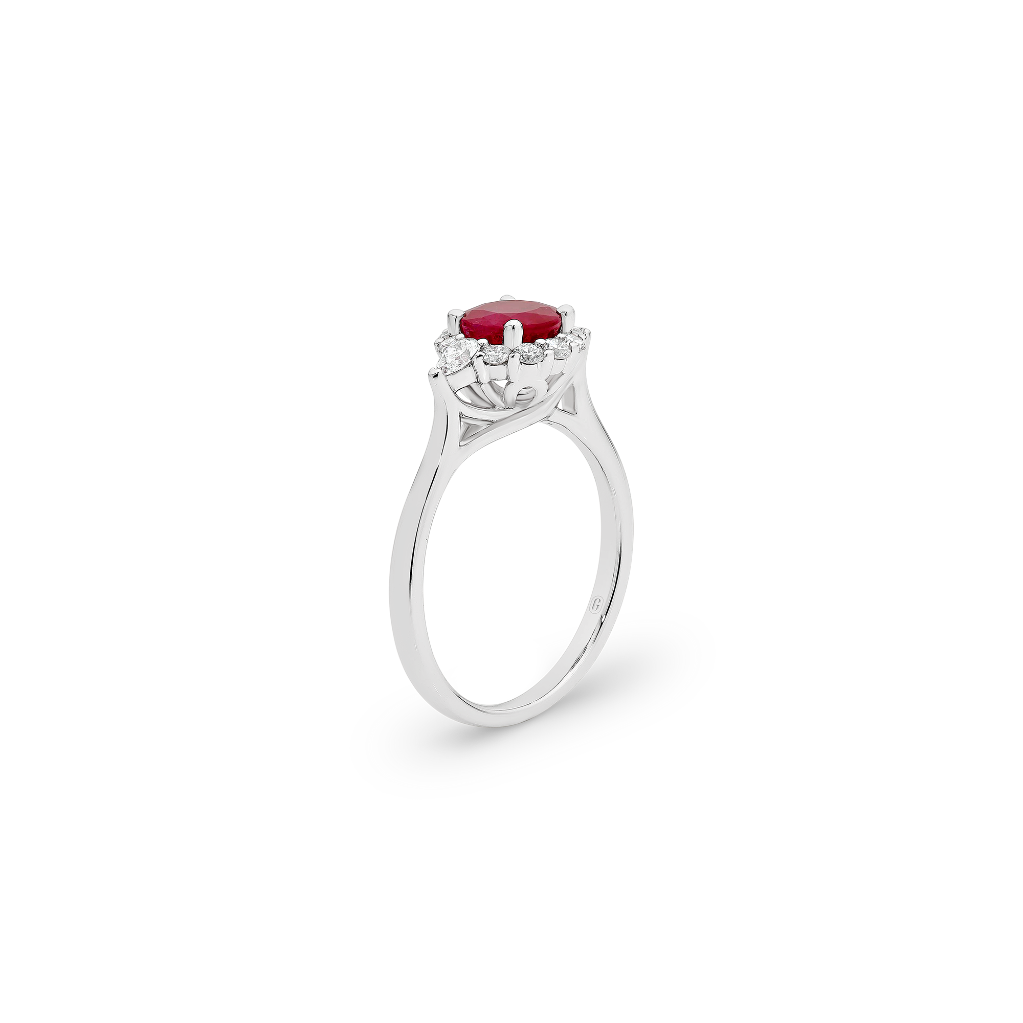 RUBY STATEMENT HALO RING - Image 3