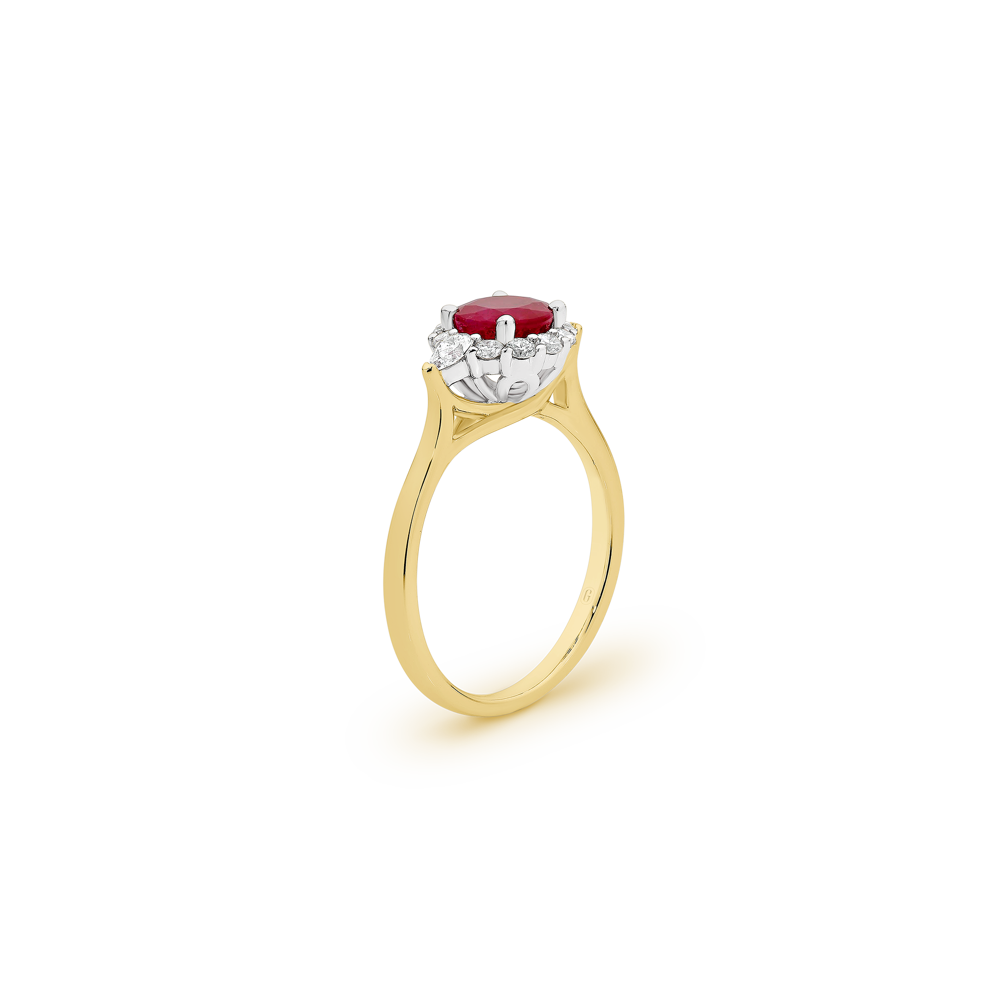 RUBY STATEMENT HALO RING - Image 6