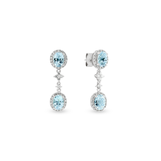 FANCY AQUAMARINE DIAMOND DROP