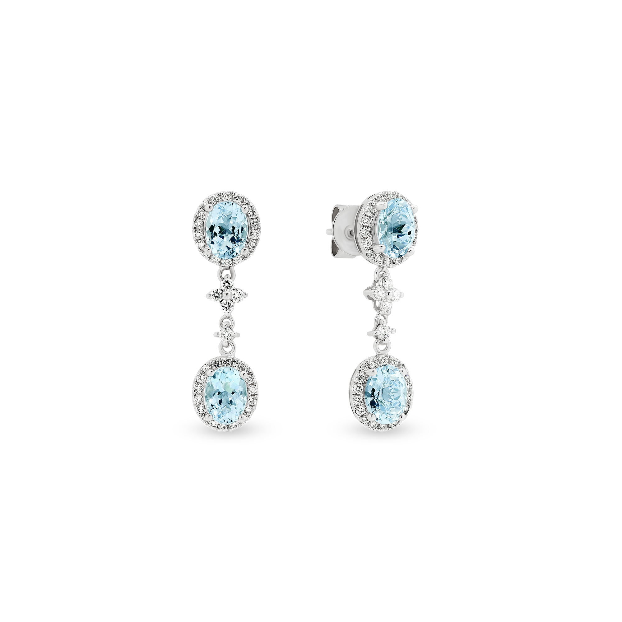 FANCY AQUAMARINE DIAMOND DROP