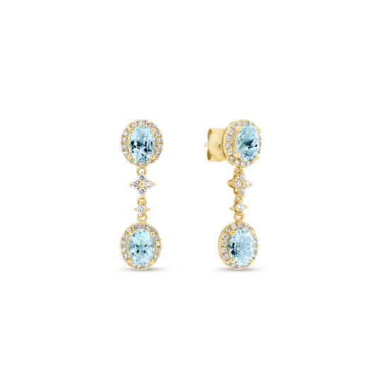 Alternative view of FANCY AQUAMARINE DIAMOND DROP
