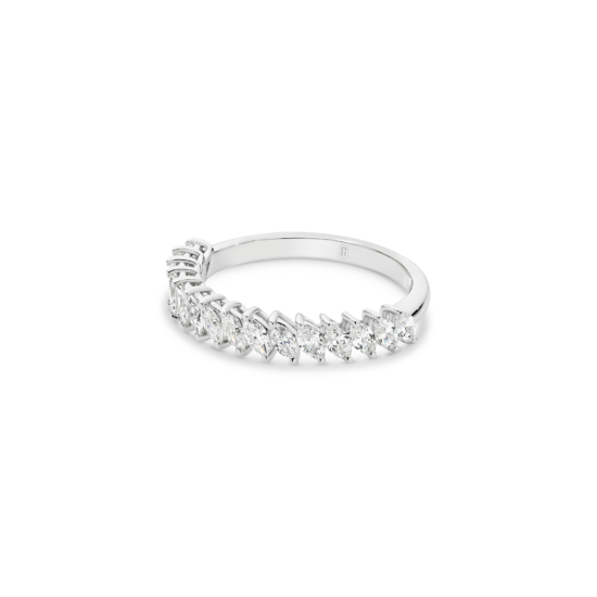 Alternative view of MARQUISE CUT DIAMOND BAND