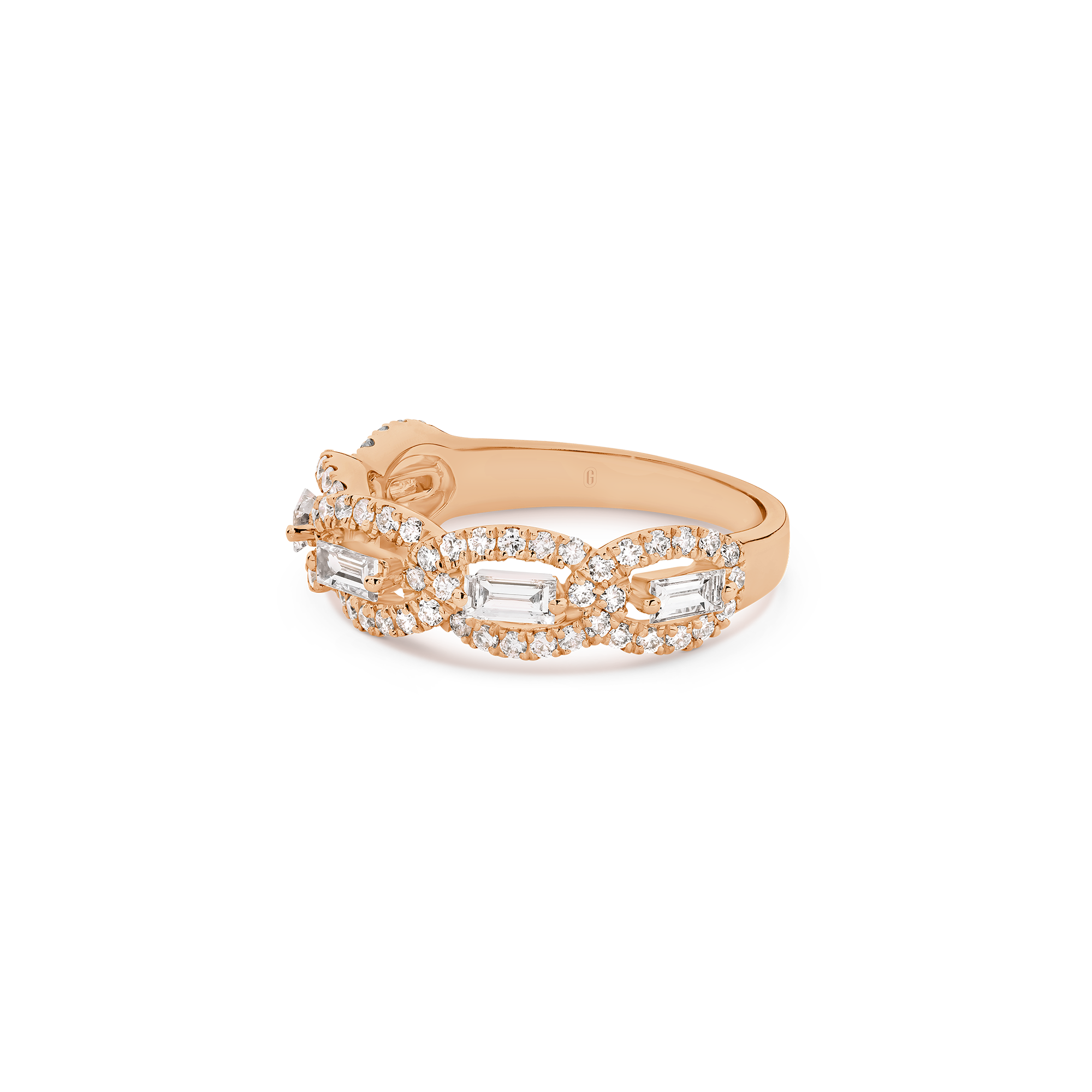 FLOATING BAGUETTE DIAMOND BAND - Image 8