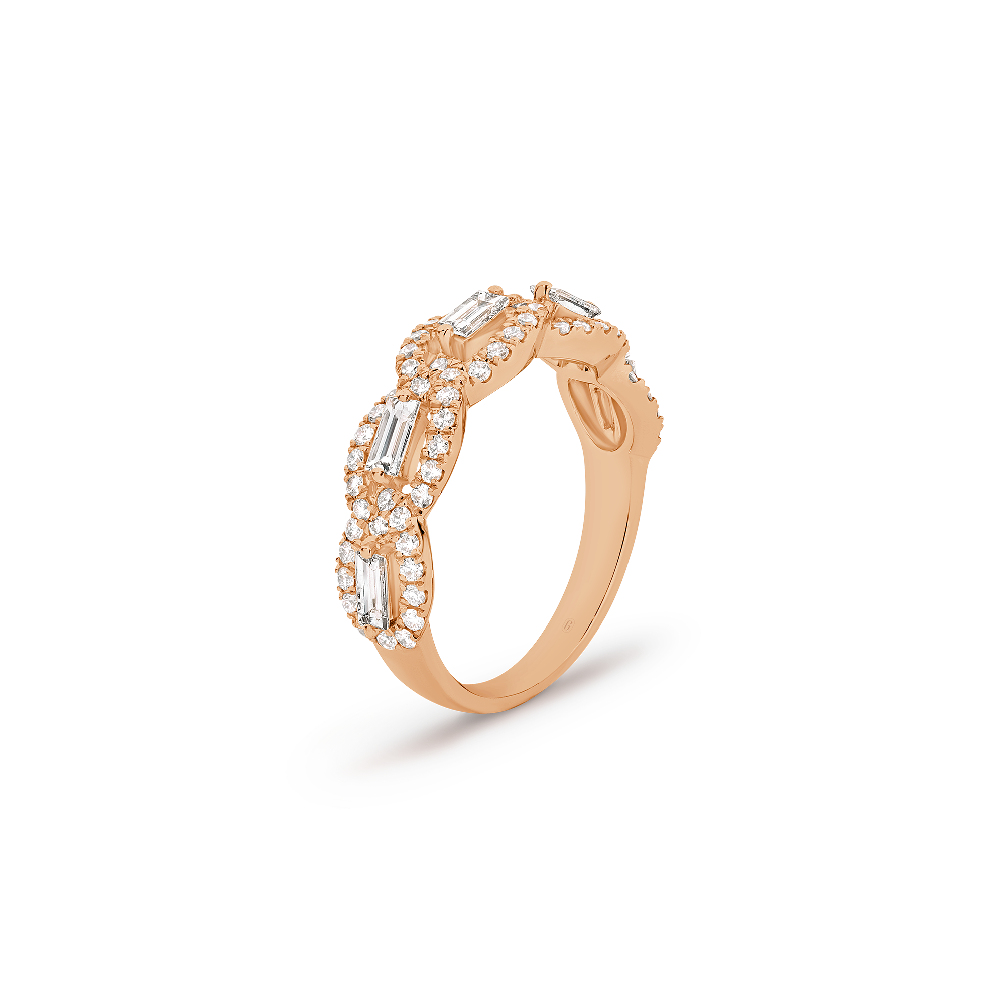 FLOATING BAGUETTE DIAMOND BAND - Image 9
