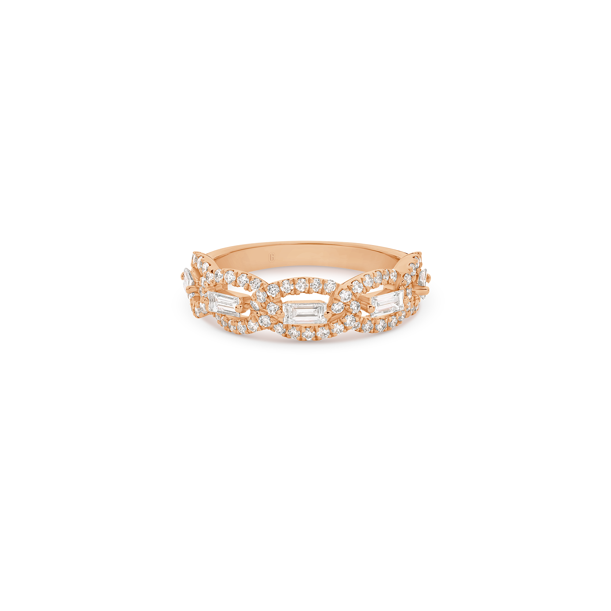 FLOATING BAGUETTE DIAMOND BAND - Image 7