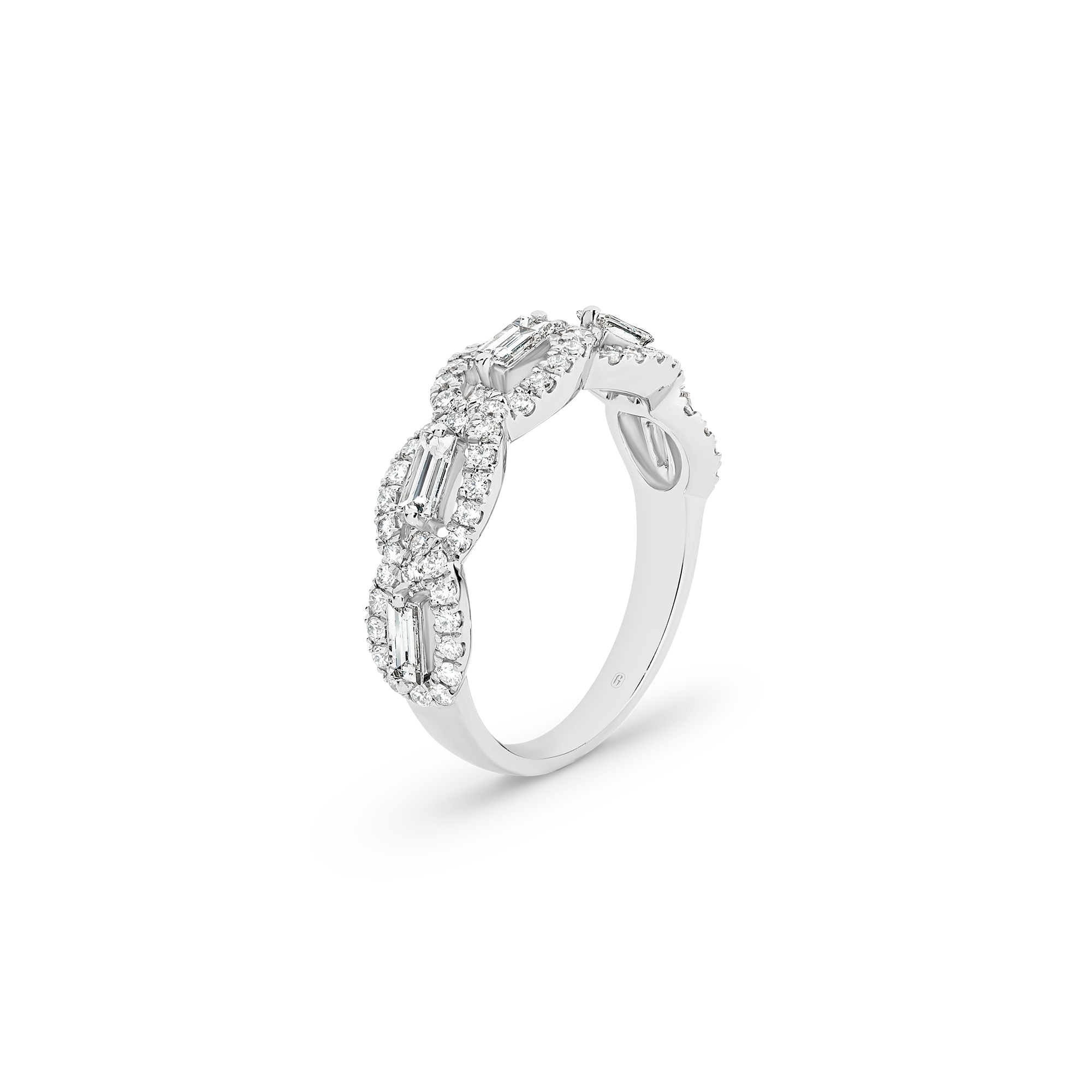 FLOATING BAGUETTE DIAMOND BAND - Image 3
