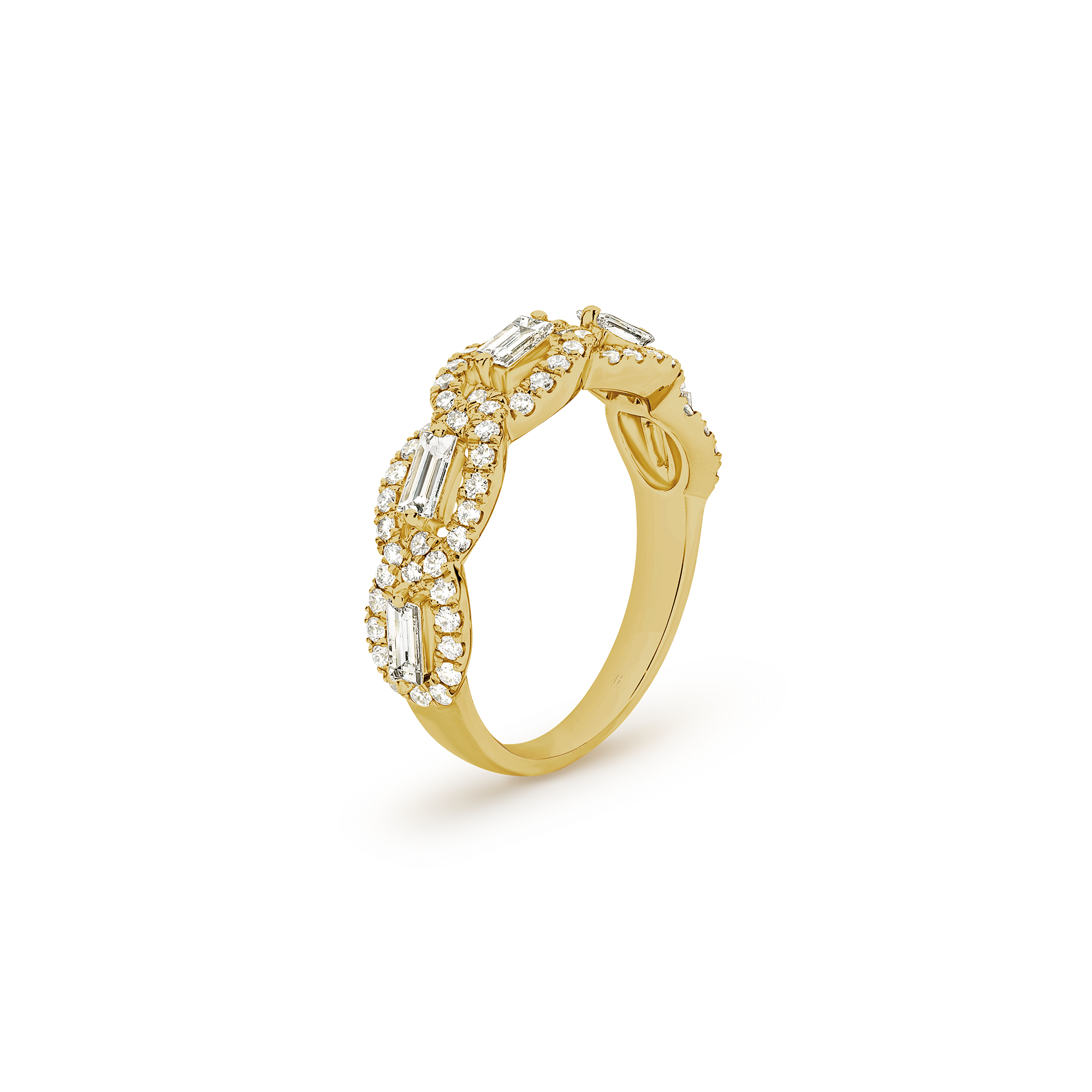FLOATING BAGUETTE DIAMOND BAND - Image 6