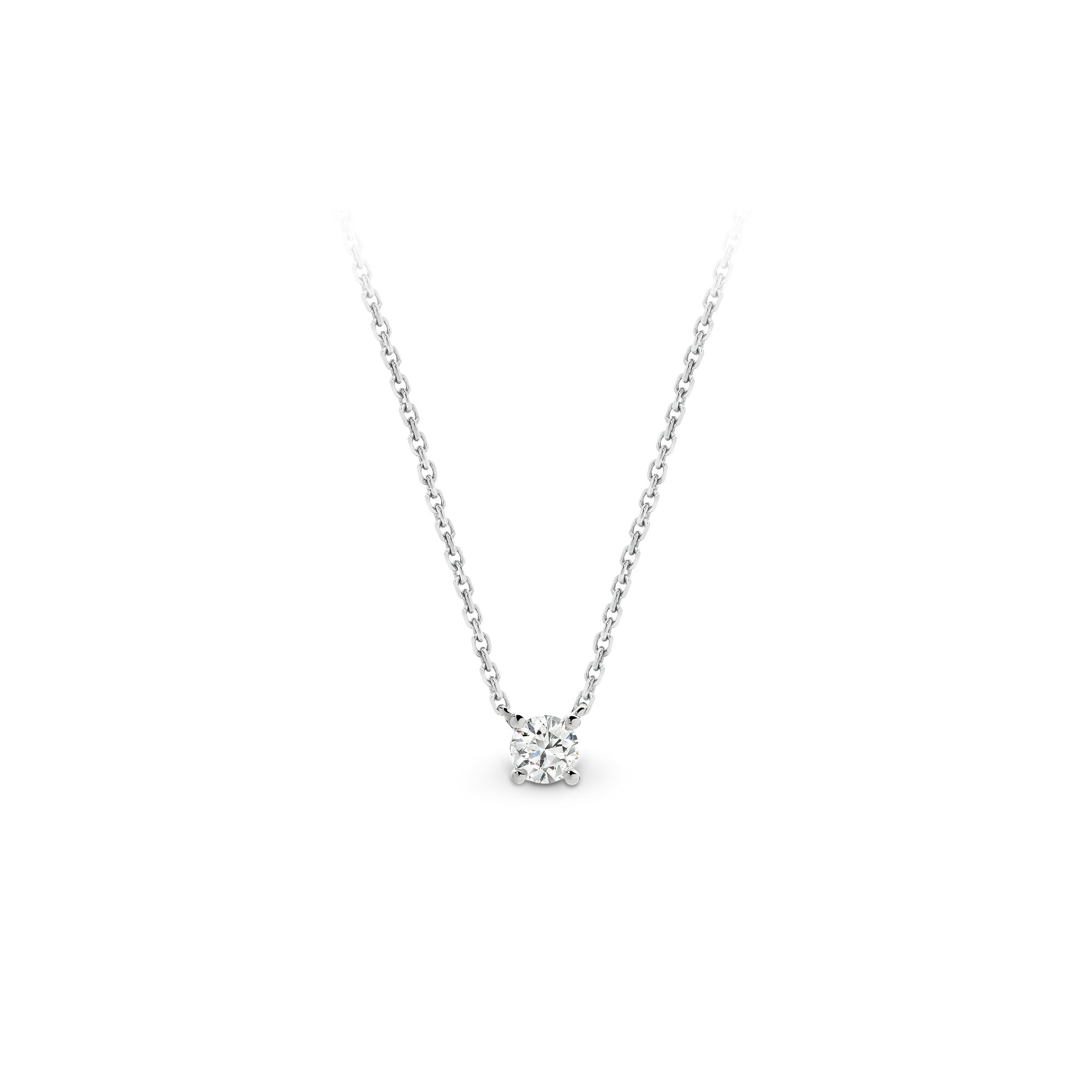 CLAW ROUND BRILLIANT SOLITAIRE PENDANT