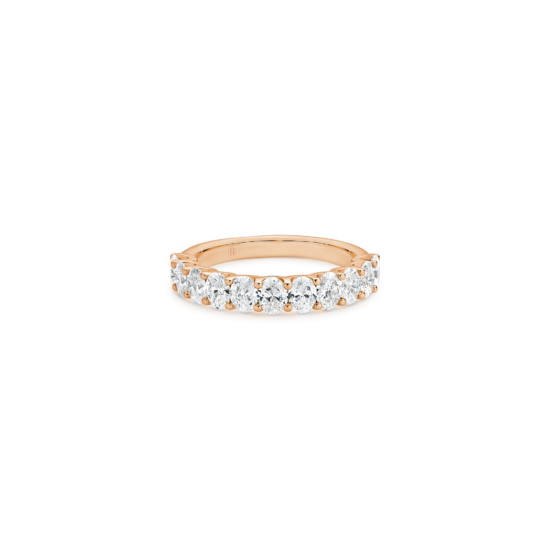 OVAL CUT DIAMOND BAND