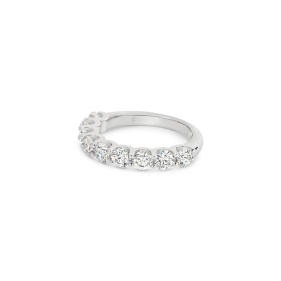 Alternative view of ROUND BRILLIANT CUT DIAMOND BAND