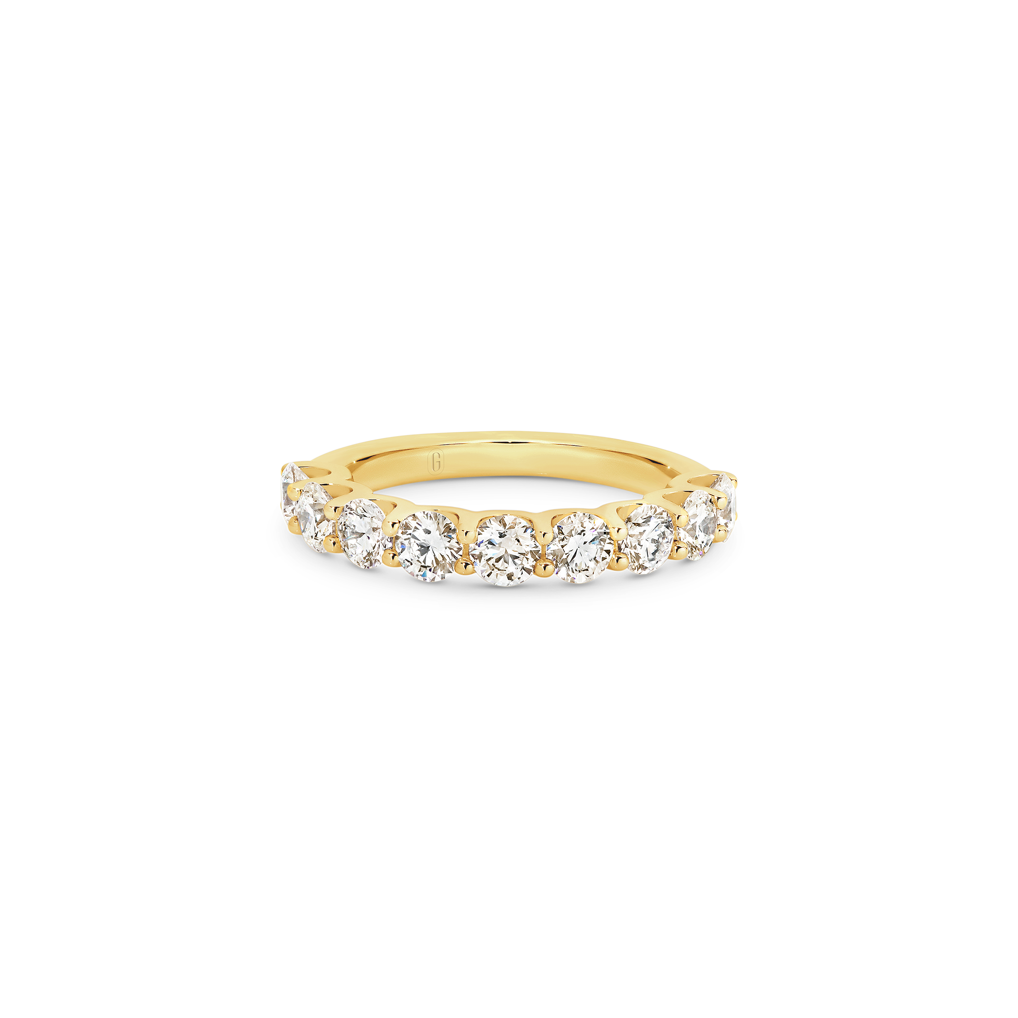ROUND BRILLIANT CUT DIAMOND BAND - Image 4