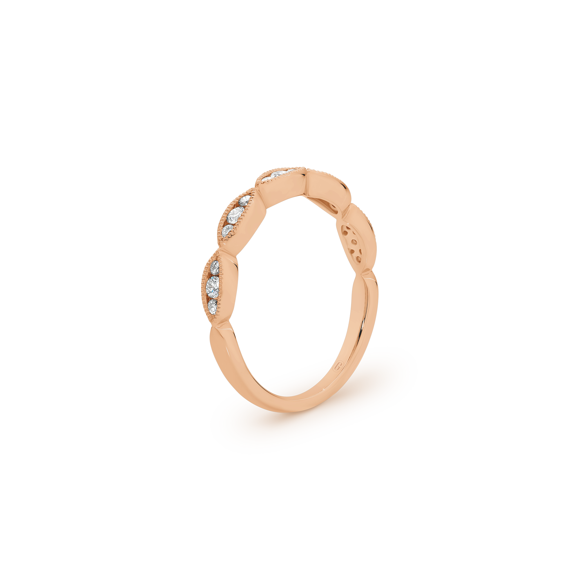 MILGRAIN MARQUISE DIAMOND BAND - Image 9