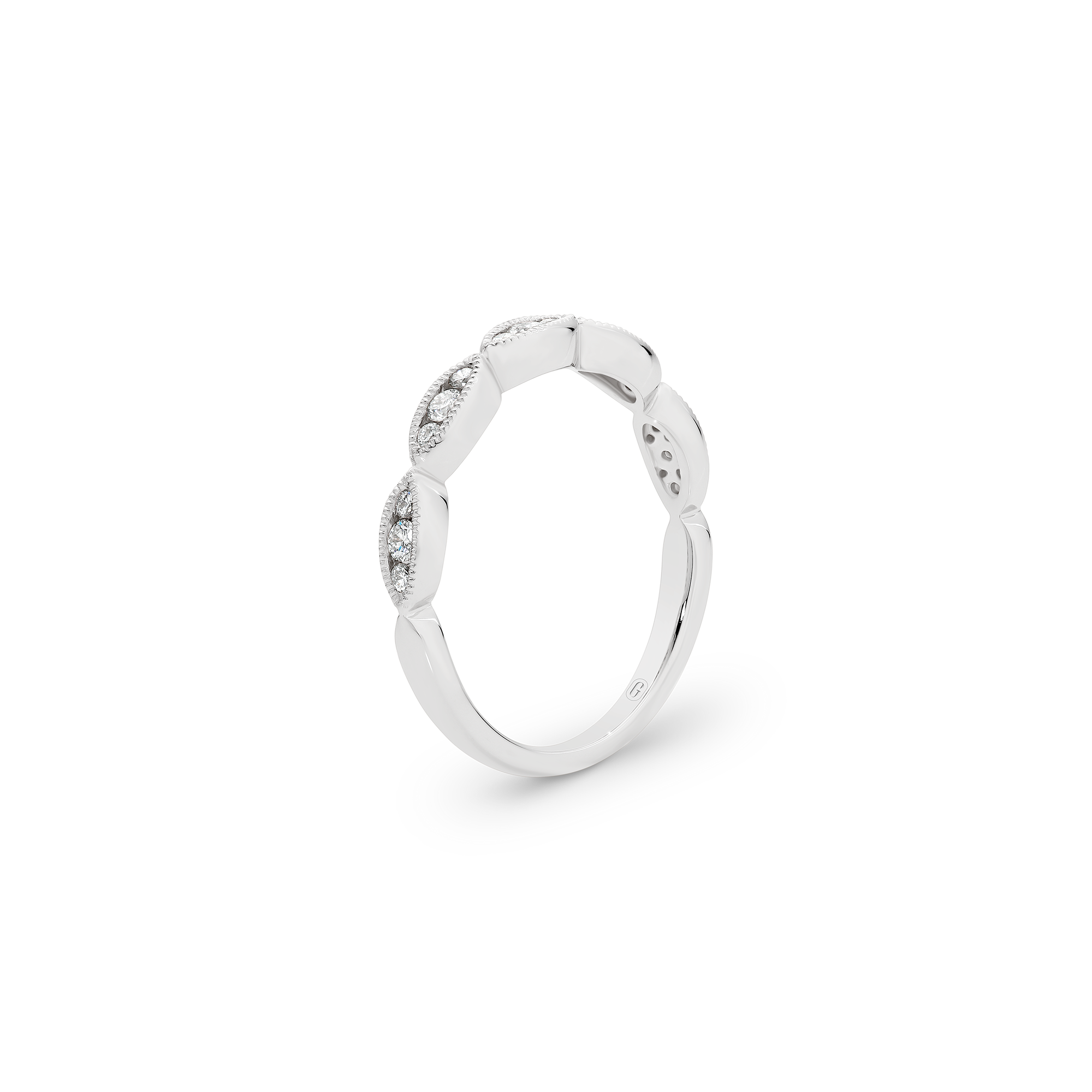 MILGRAIN MARQUISE DIAMOND BAND - Image 3