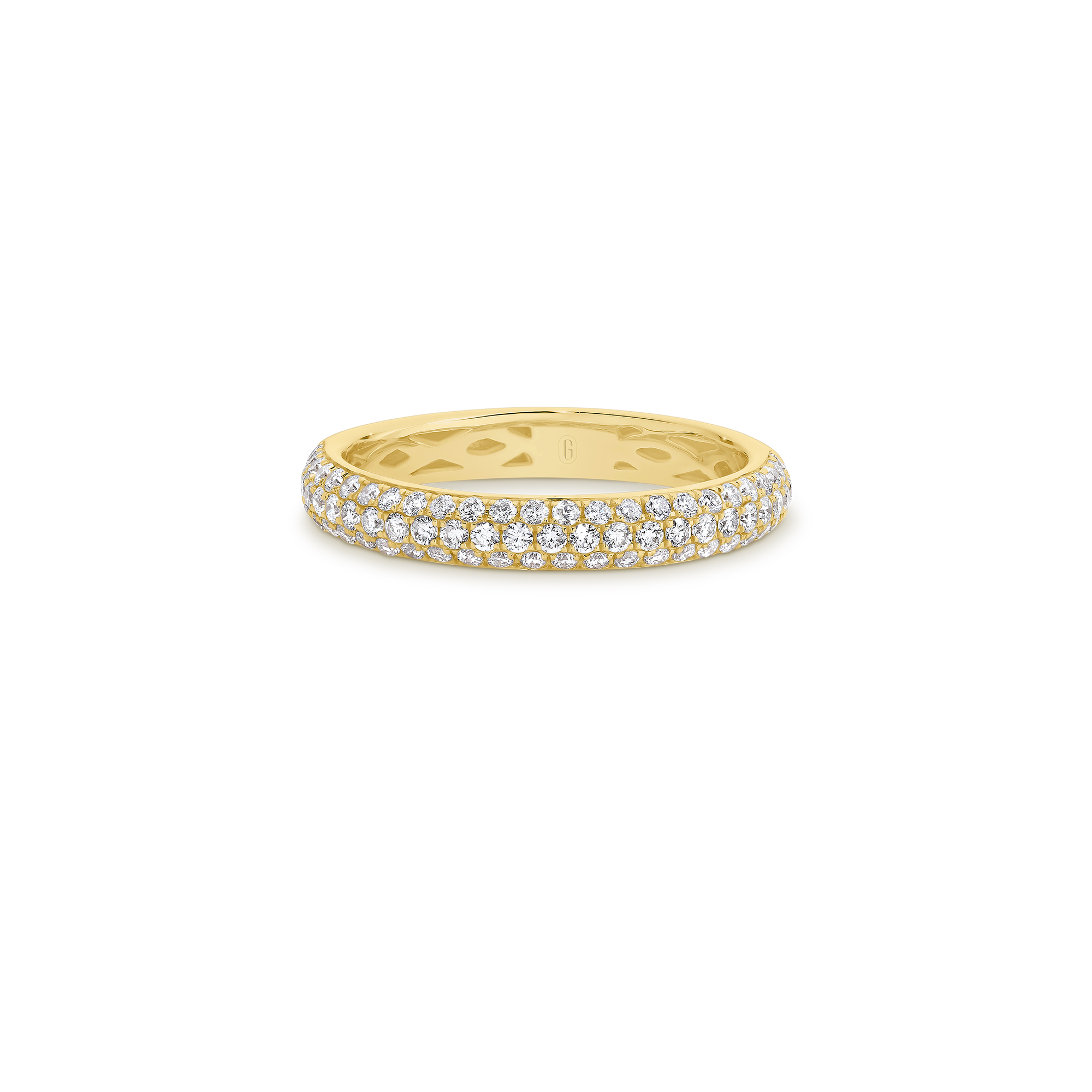 NARROW PAVÉ DIAMOND BAND - Image 4