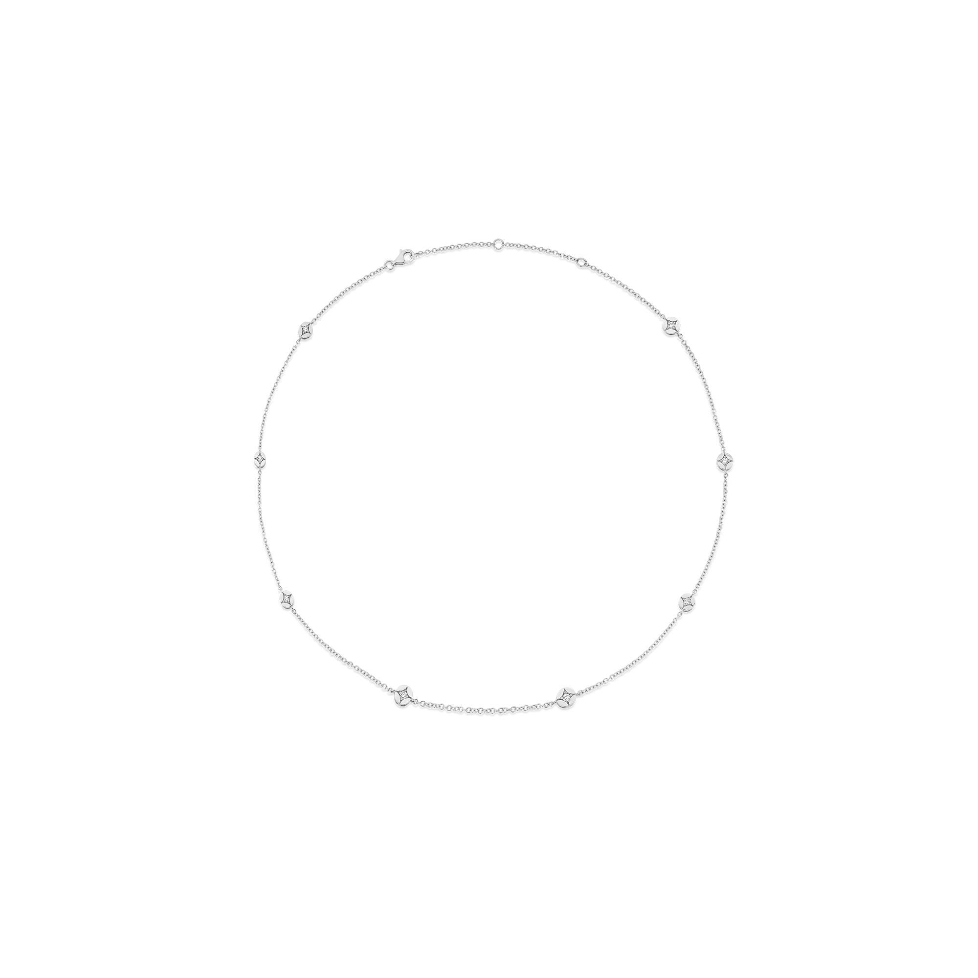 STAR DIAMOND STATION NECKLACE