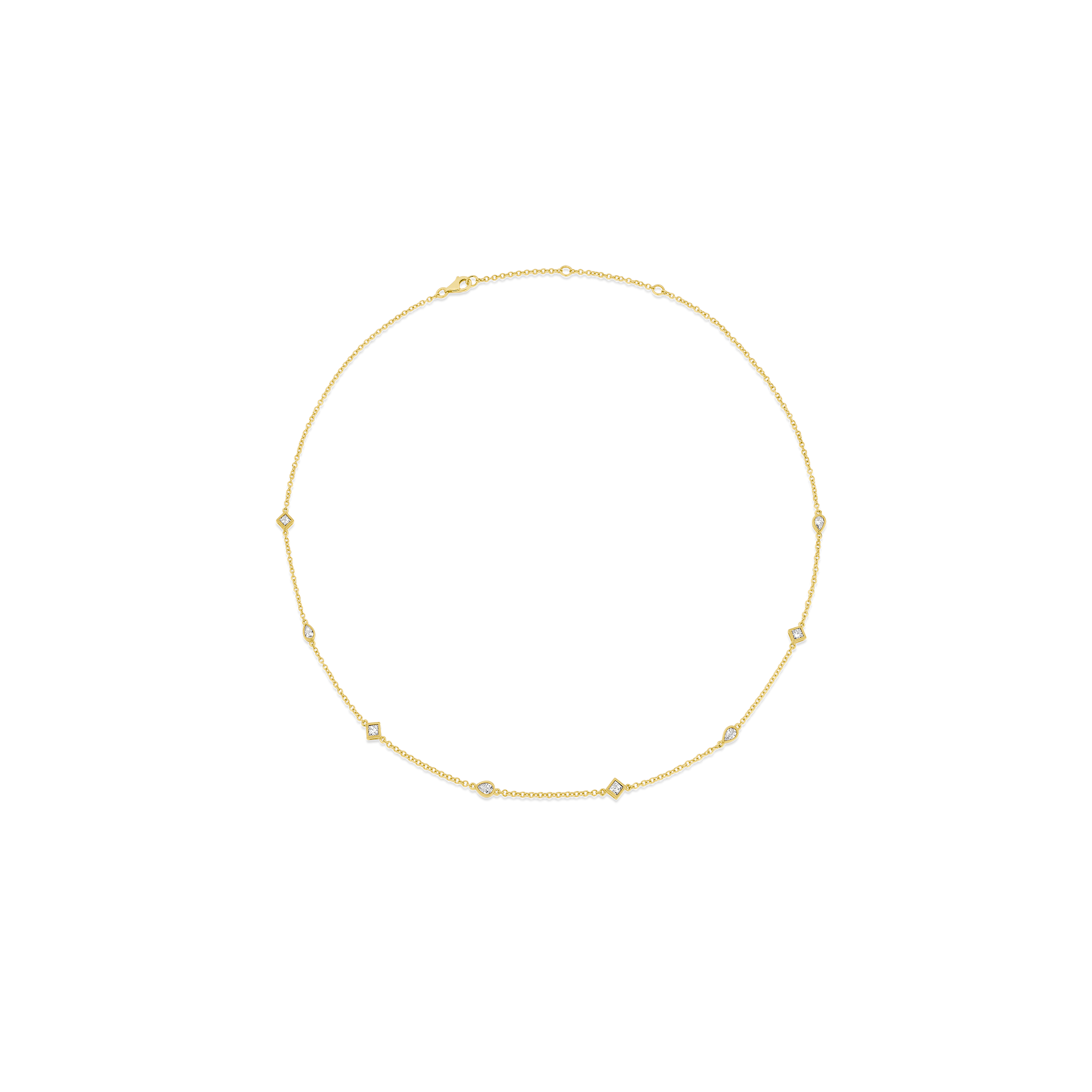 MULTI-CUT DIAMOND NECKLACE - Image 2