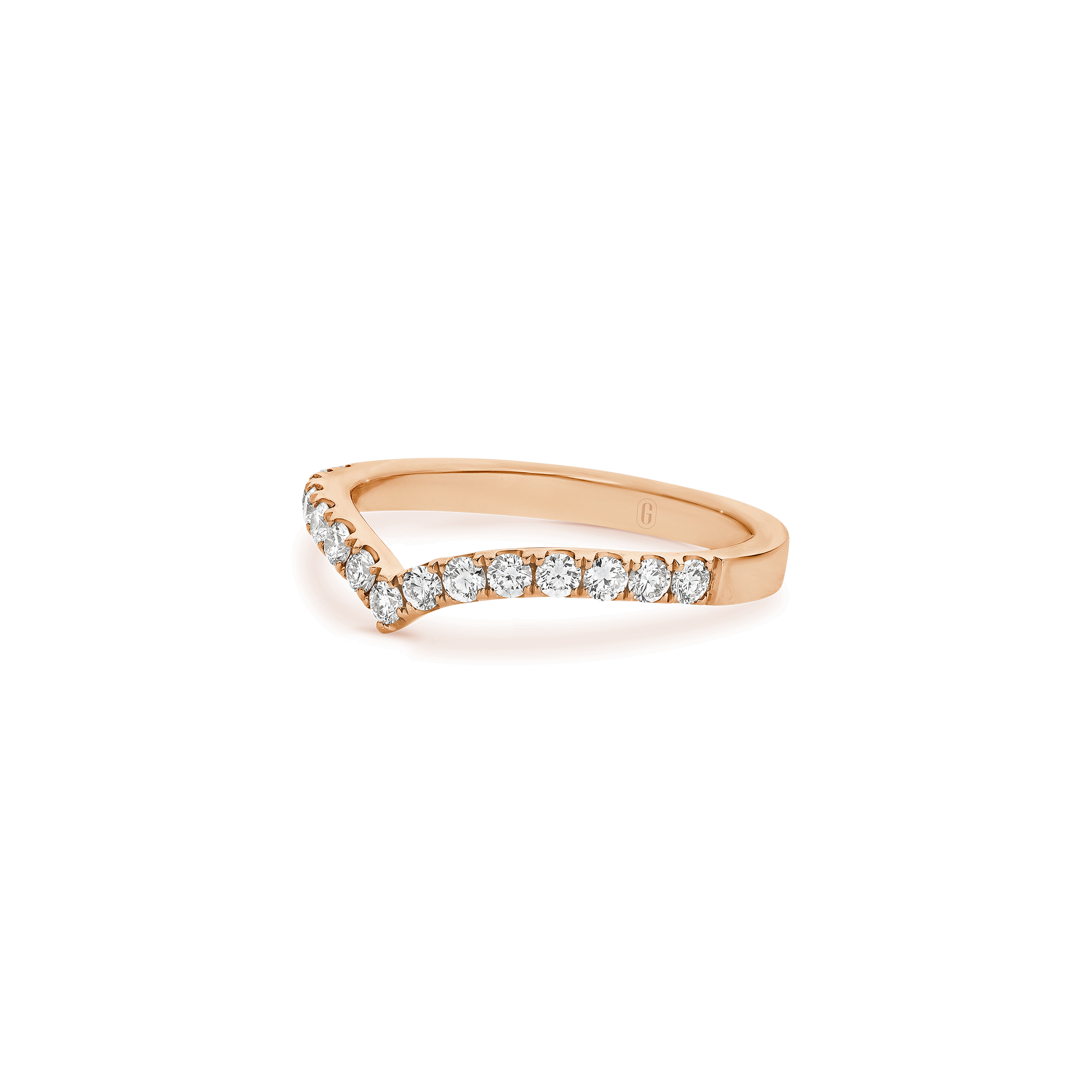 CLASSIC DIAMOND V SHAPE RING - Image 7