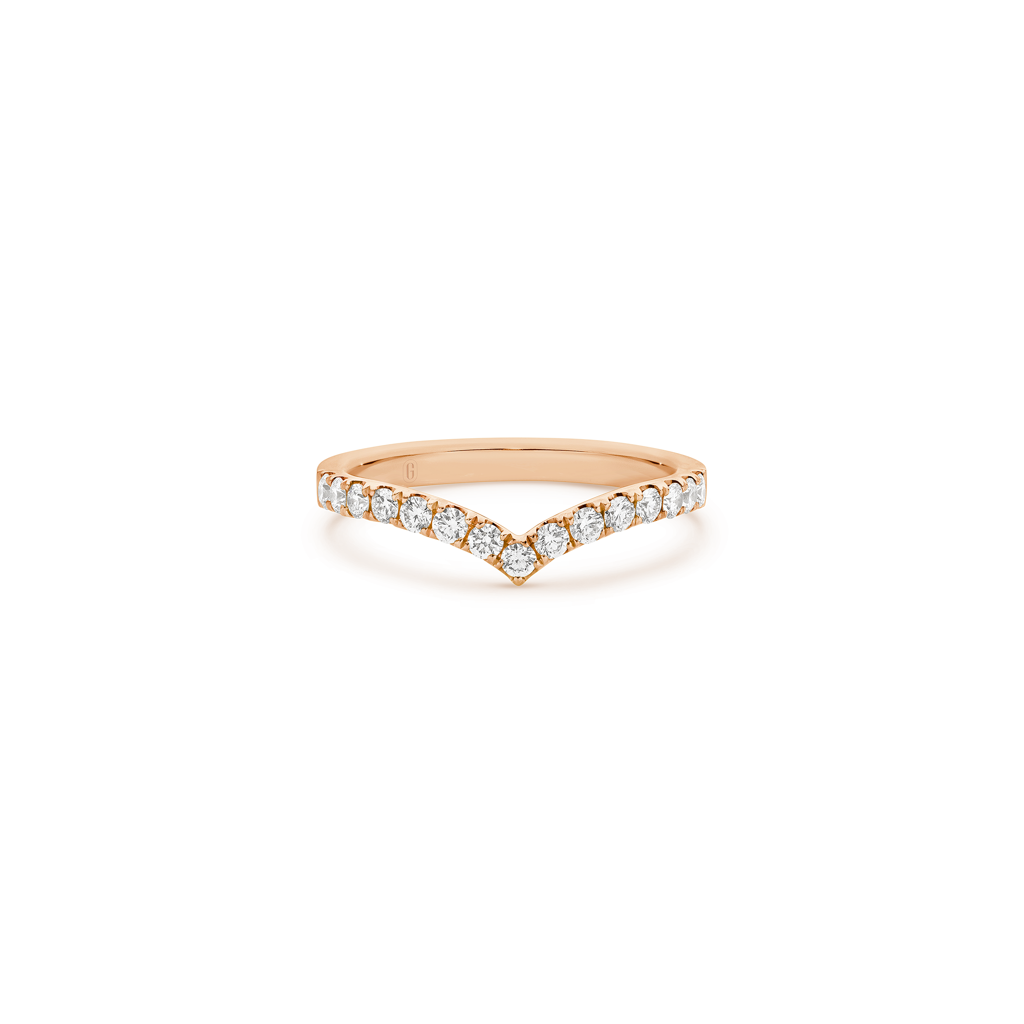 CLASSIC DIAMOND V SHAPE RING - Image 6