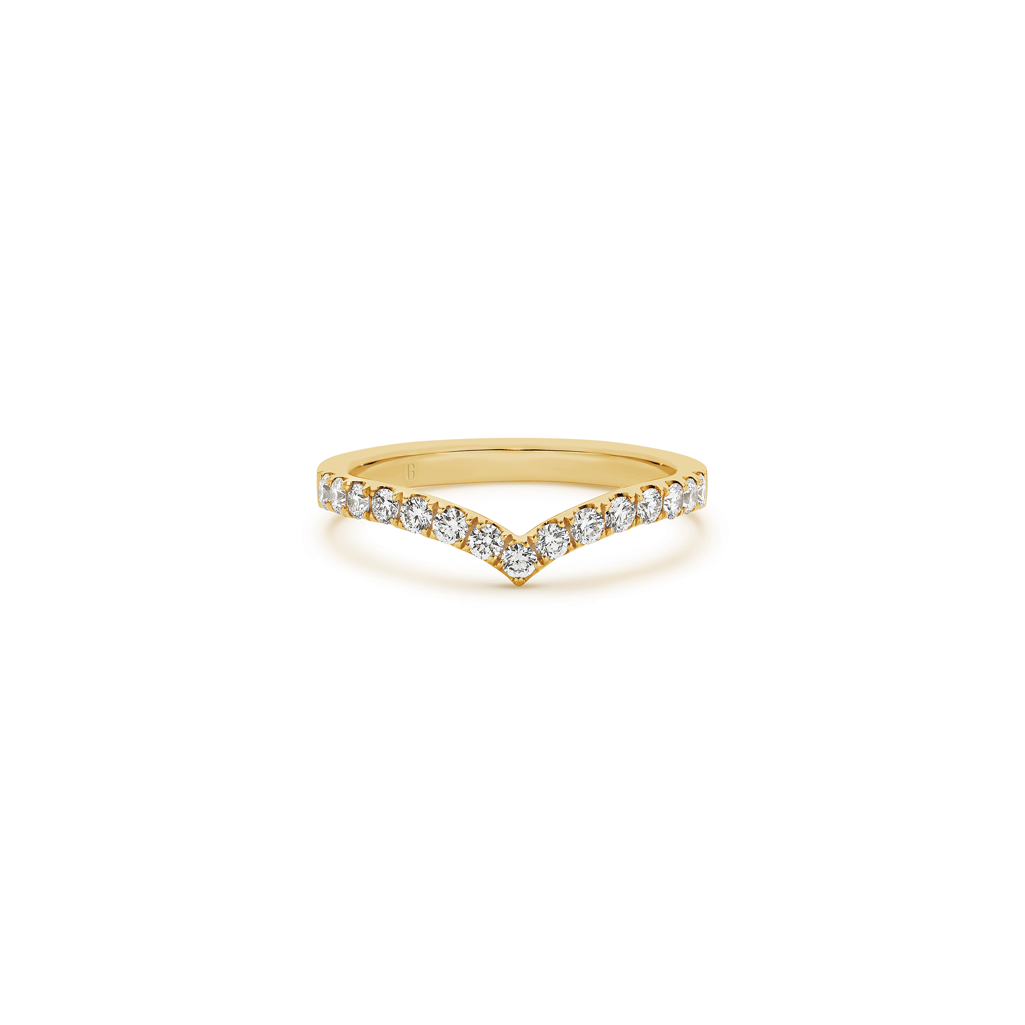CLASSIC DIAMOND V SHAPE RING - Image 4