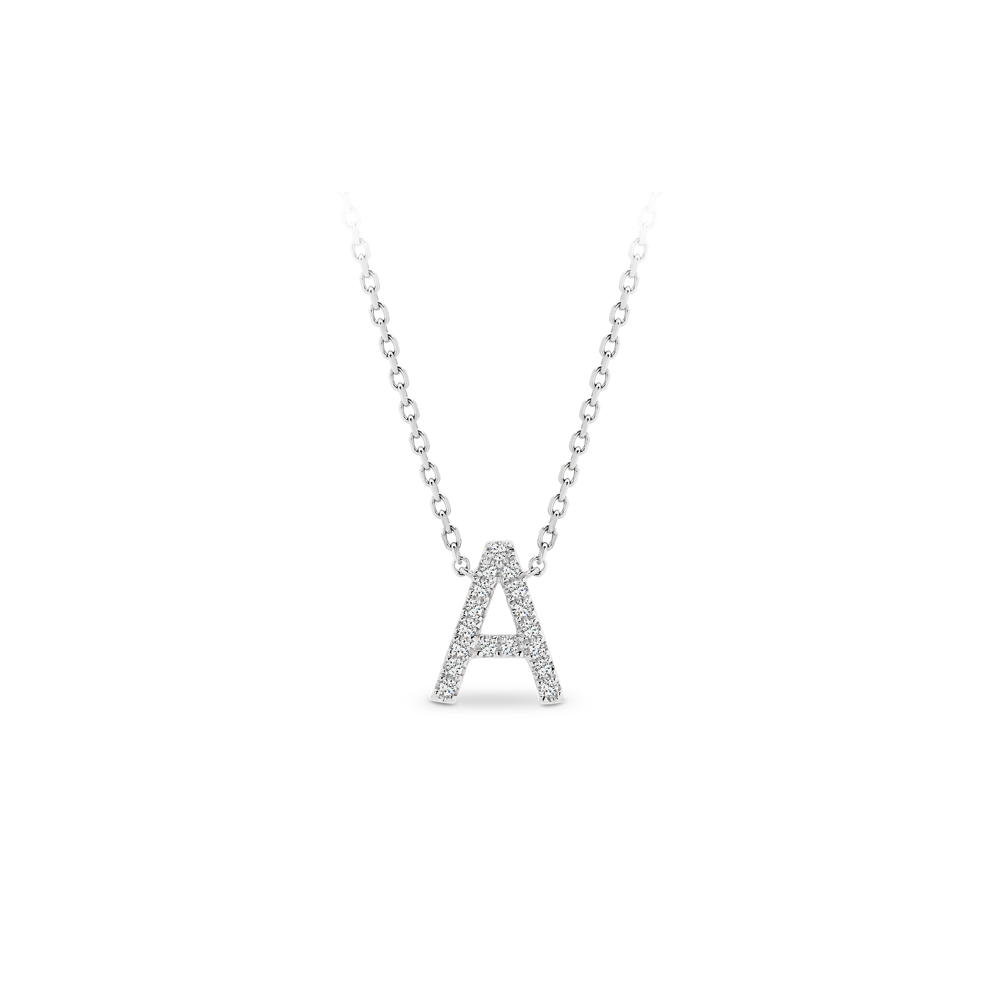 DIAMOND INITIAL PENDANT