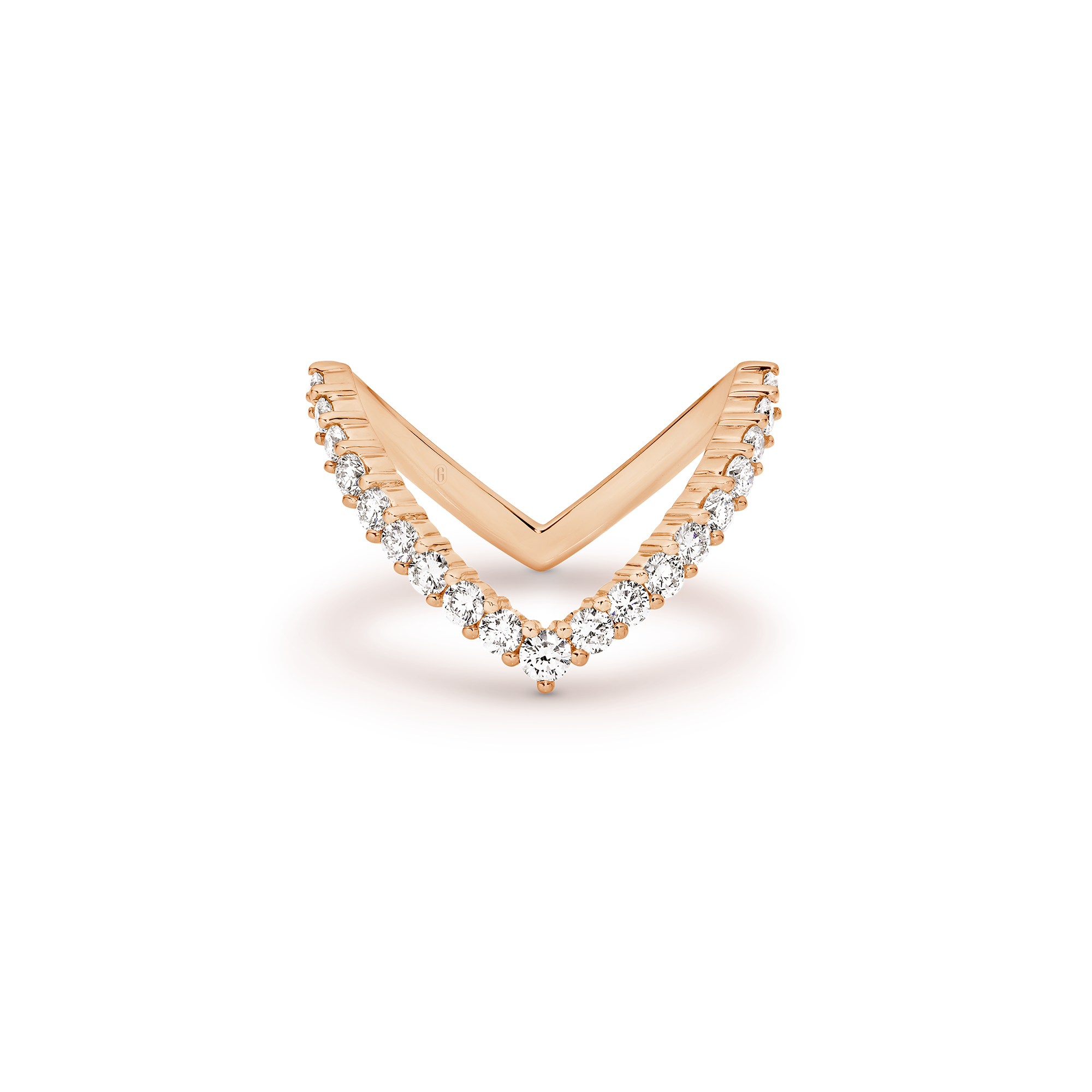 FANCY DIAMOND 'V' SHAPE RING - Image 7