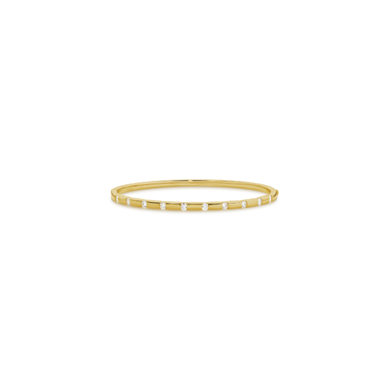 Alternative view of FLOATING DIAMOND BANGLE