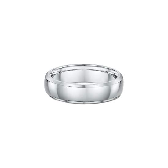 DOME BEVELLED MEN'S WEDDING BAND