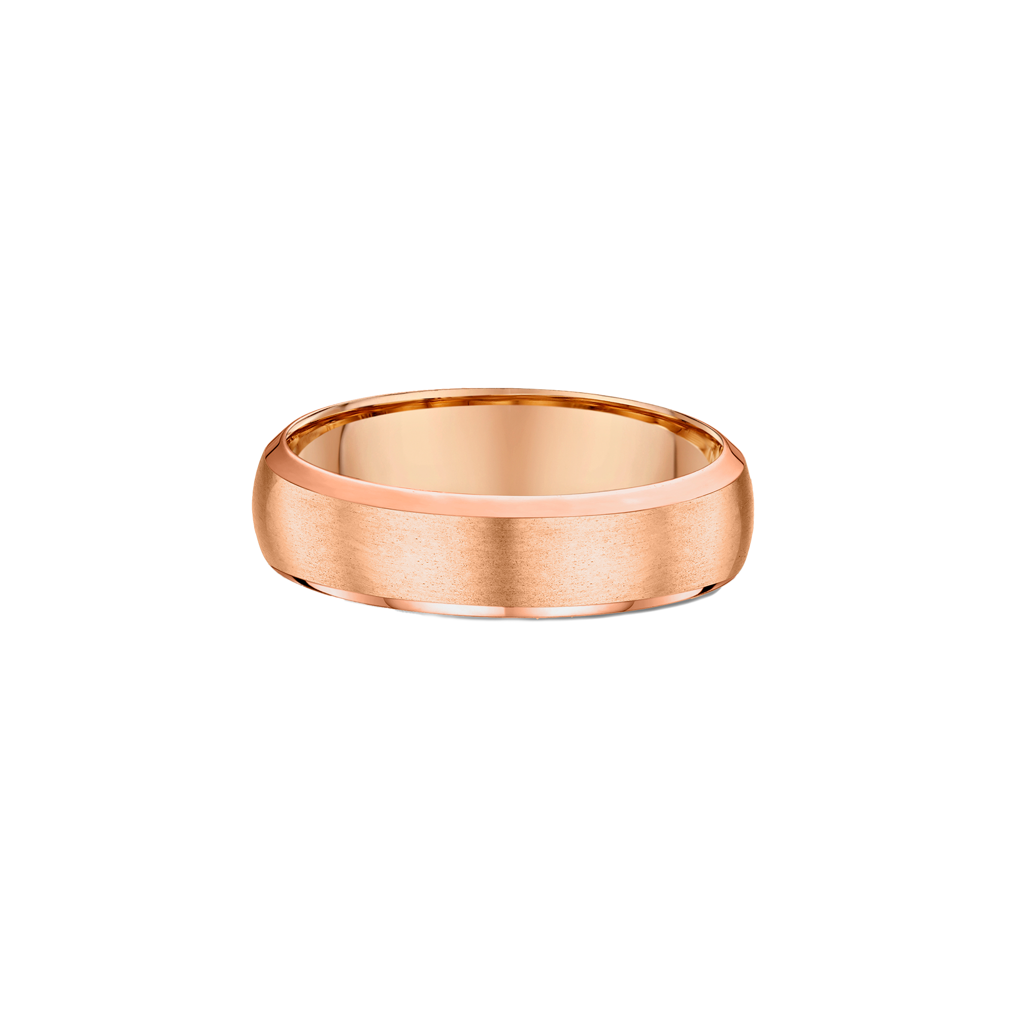 CLASSIC BEVELLED MEN'S WEDDING BAND - Image 3